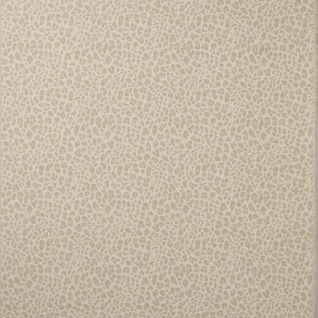 Pale silver-cream animal pattern fabric with tiny mottled spots