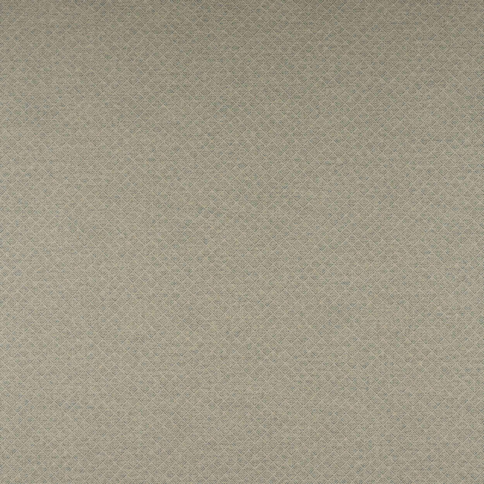 Pale aqua woven fabric with tiny diamond geometric pattern