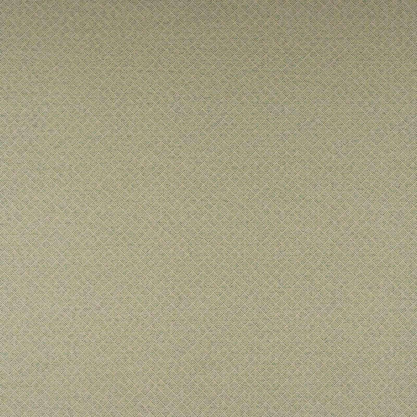 Pale moss-green fabric swatch with a small diamond weave pattern