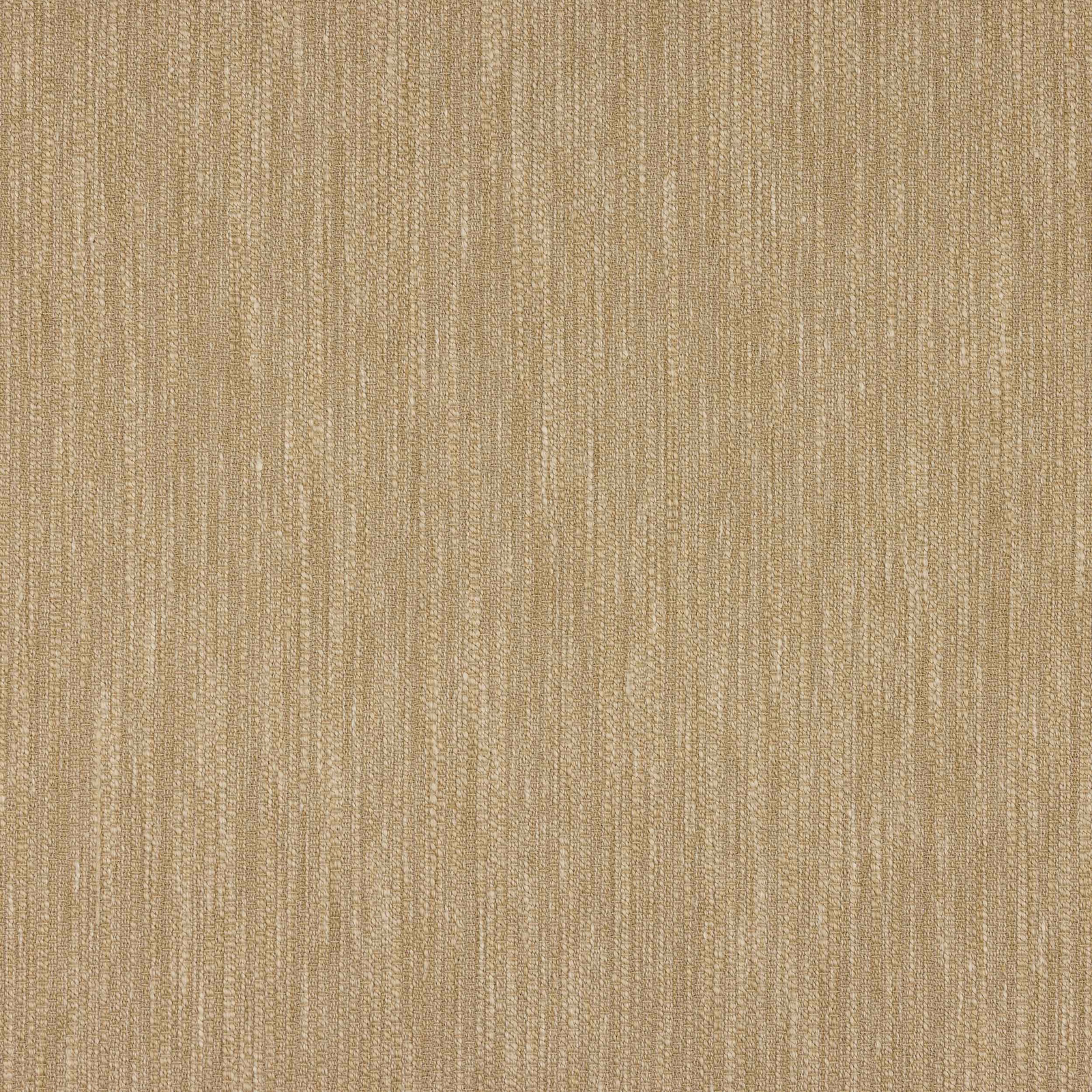 Warm beige textured fabric with fine vertical striations and a linen-like weave