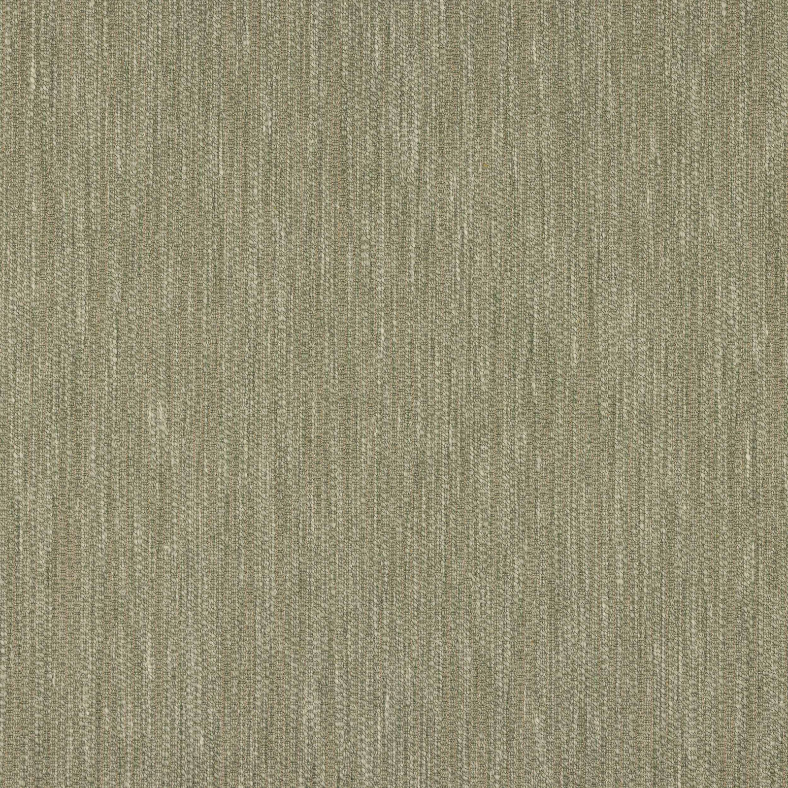 Muted celadon green woven fabric with fine vertical striations and a dry textured surface