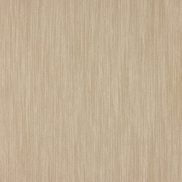 Warm cream finely striped woven fabric with subtle vertical texture