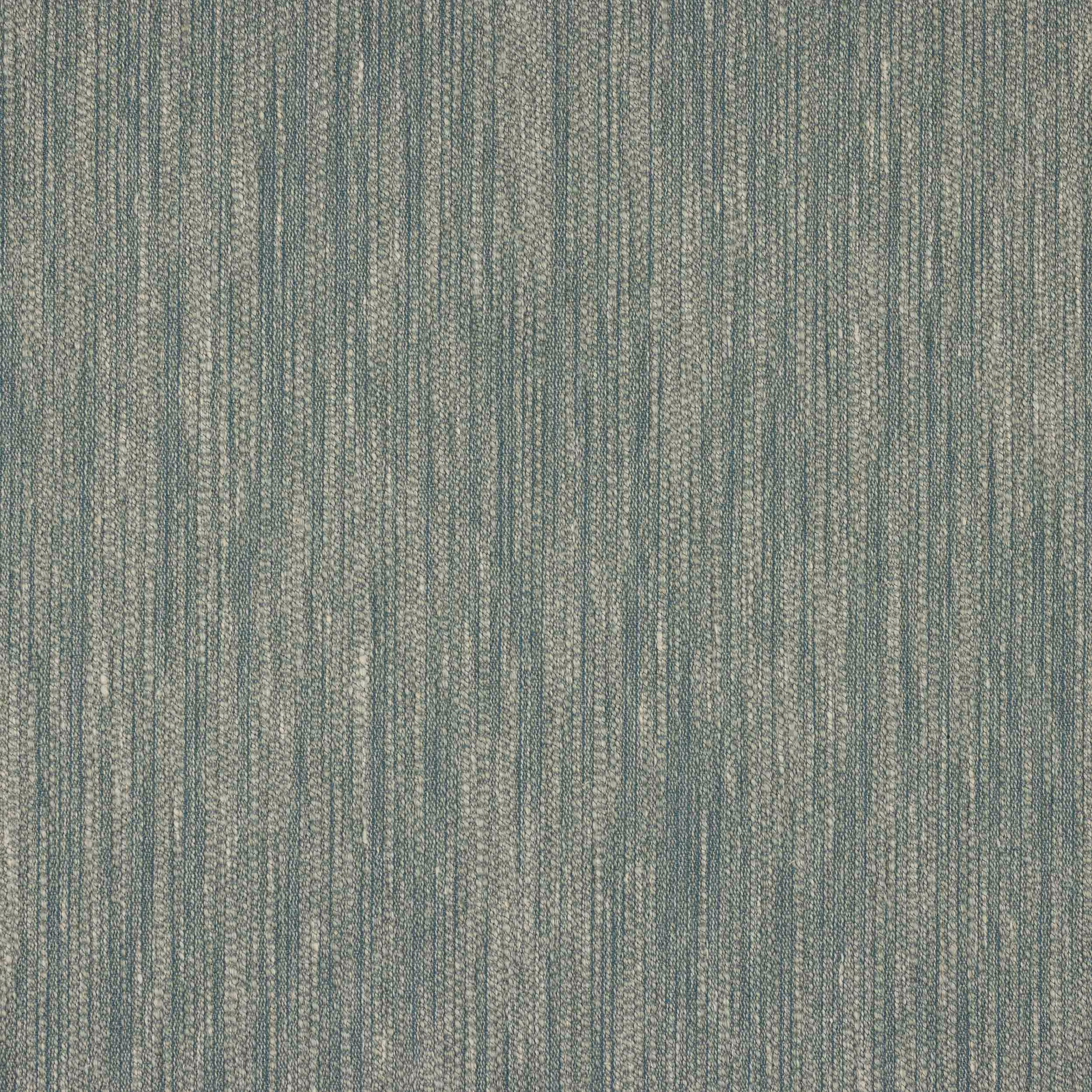 Soft weathered blue vertical striped woven fabric with fine slub texture