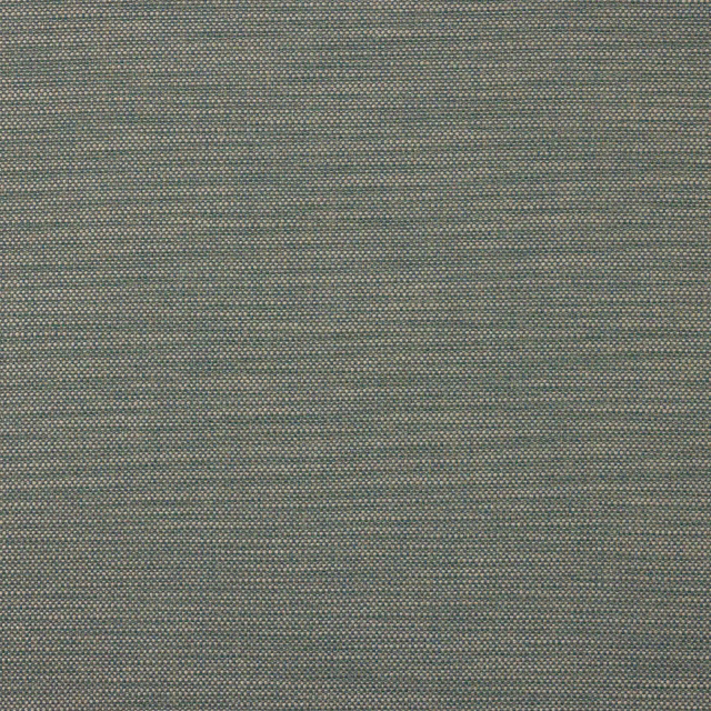 Muted blue-grey plain woven fabric swatch with fine slubbed texture