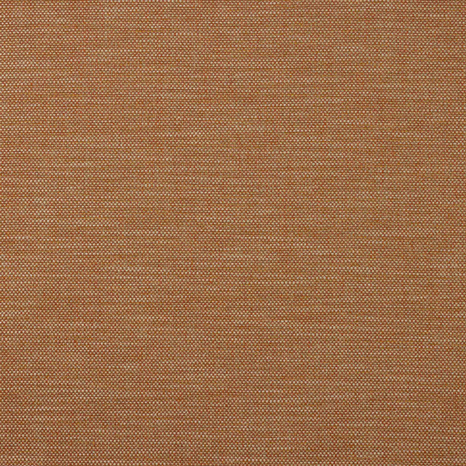 Close-up of a warm copper-brown plain woven fabric with fine heathered texture