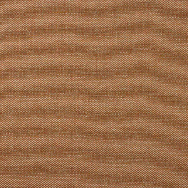 Close-up of a warm copper-brown plain woven fabric with fine heathered texture
