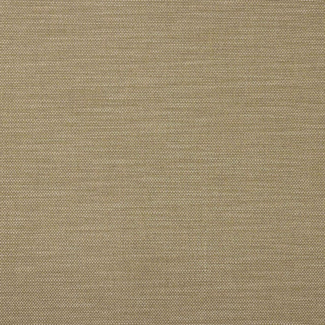 Close-up of a warm beige plain woven fabric with fine textured weave