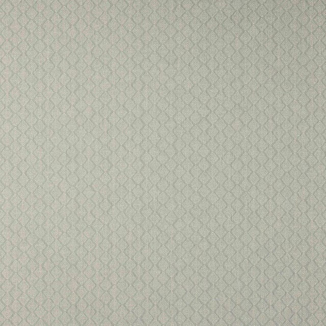Pale old blue geometric woven fabric with a small diamond repeat