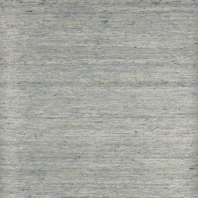Close view of Belize Wallpaper Blue’s pale blue-grey horizontal textured striations