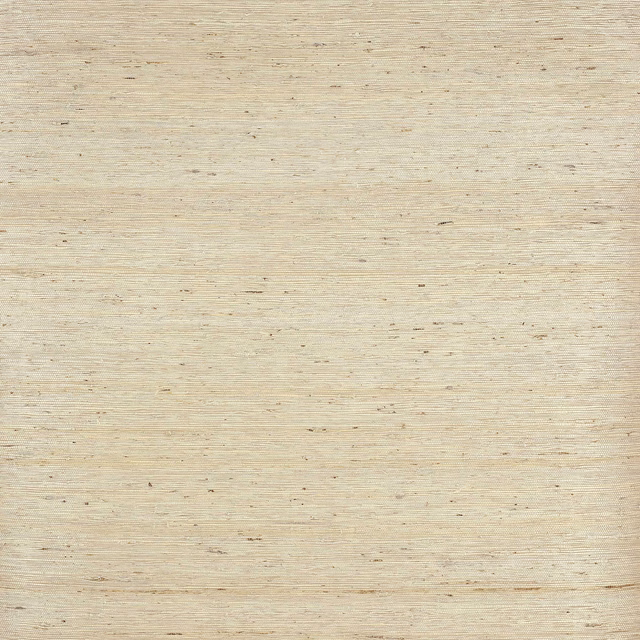 Pale warm taupe wallpaper with fine horizontal fibres and scattered dark flecks