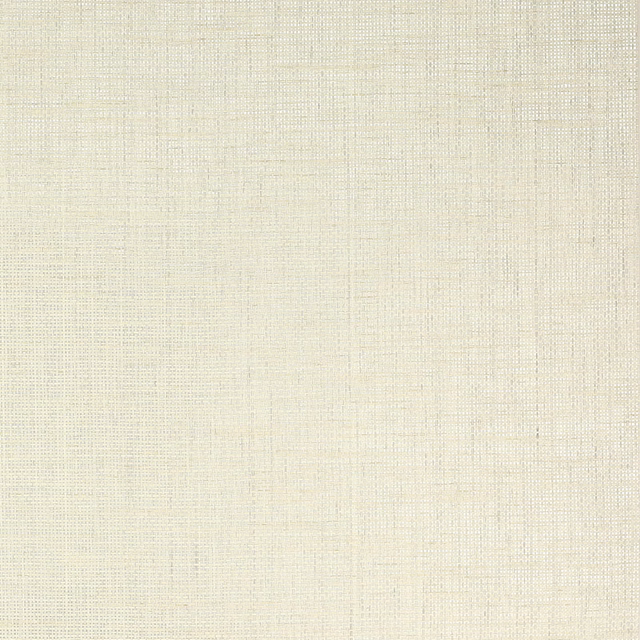 Pale oyster wallpaper with a fine woven grid and subtle metallic glint