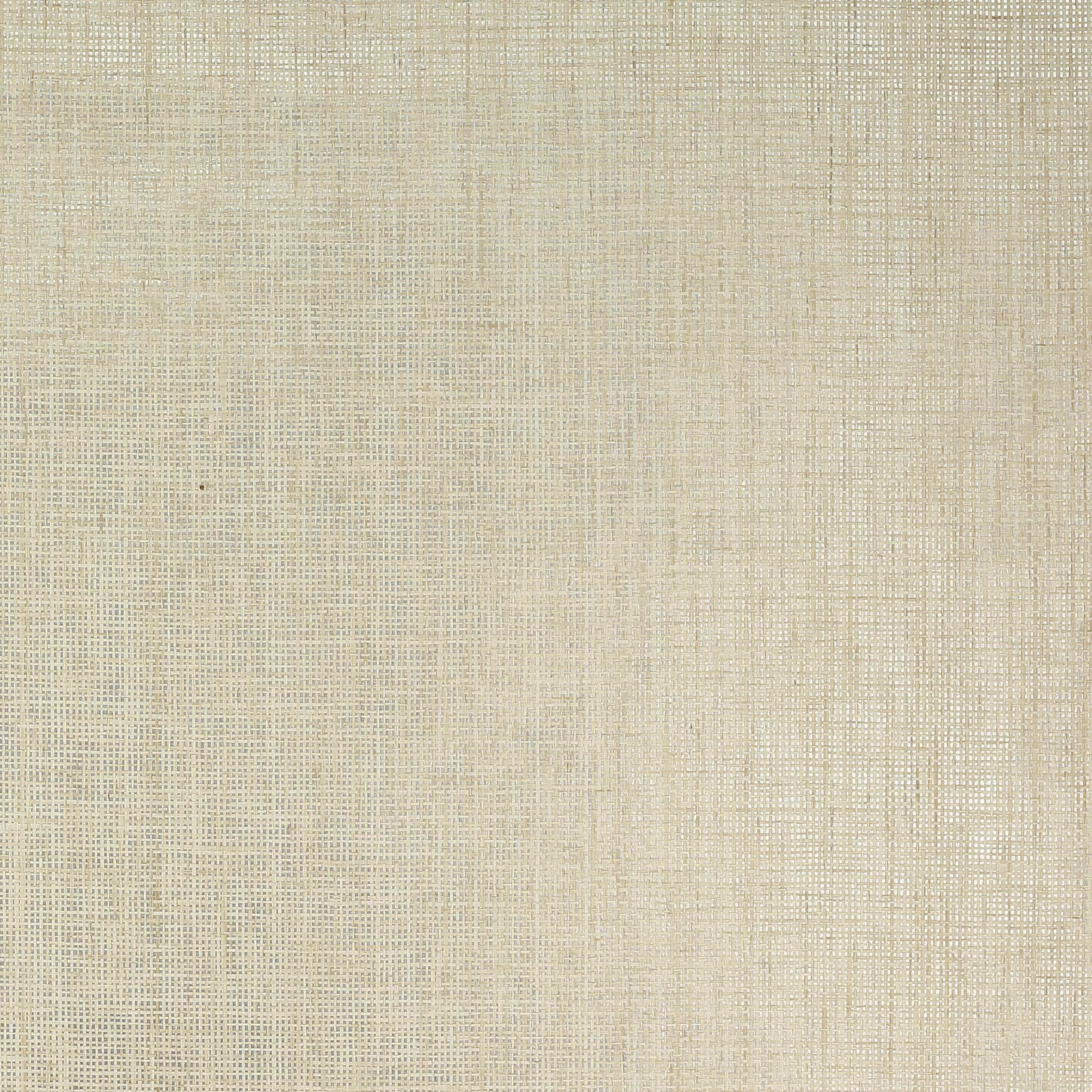 Seashell beige wallpaper with fine crosshatch texture and a restrained metallic glint