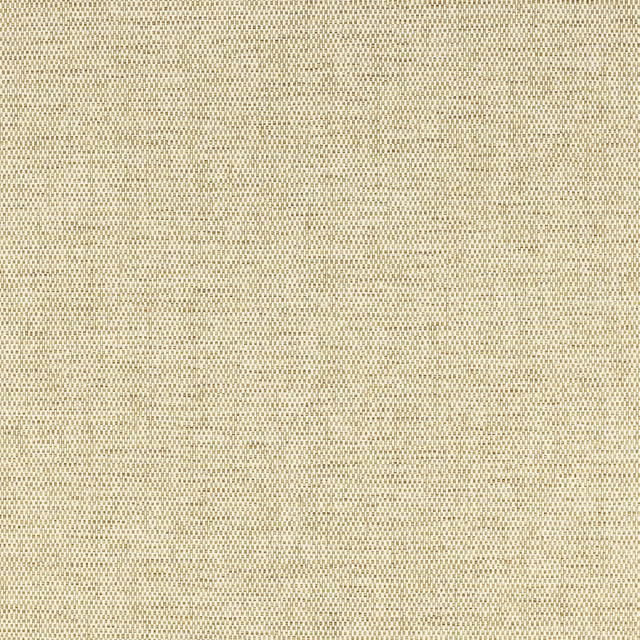 Warm straw beige wallpaper with fine dark stippled texture across the surface