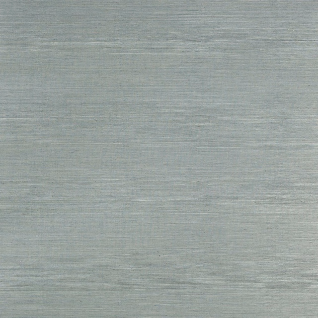 Muted blue-green sisal texture with fine horizontal slubs on a flat swatch