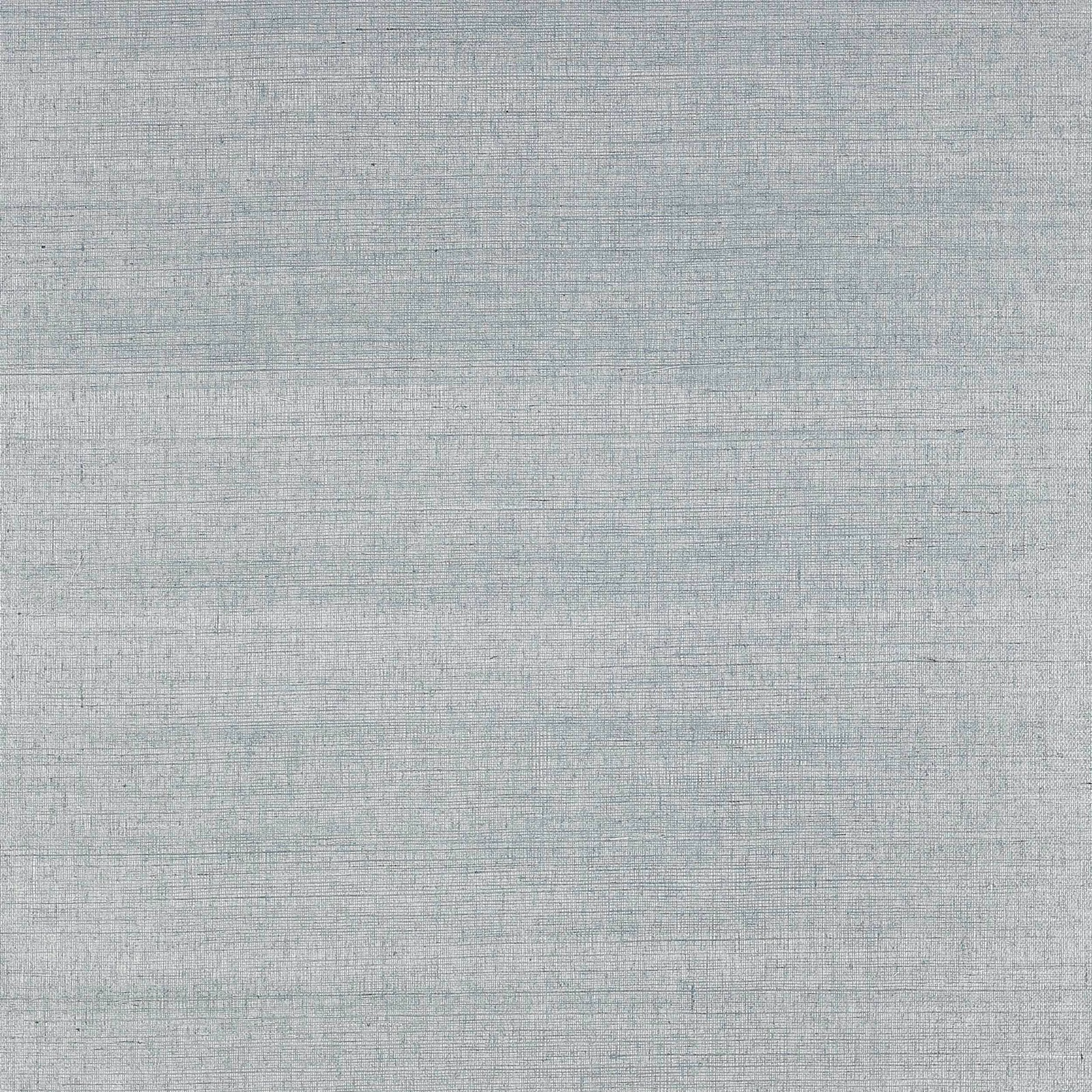 Pale seafoam blue-green seagrass wallpaper with fine horizontal woven striations
