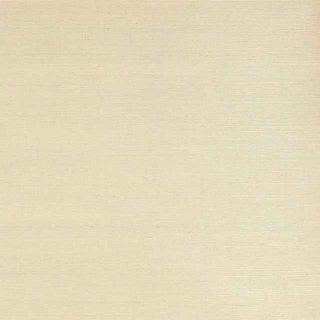 Pale fog greige seagrass wallcovering with fine horizontal sisal texture and tonal variation