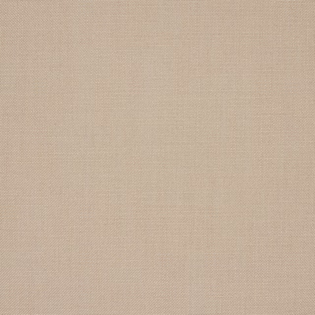 Close-up of a soft champagne cream plain-woven fabric with fine texture
