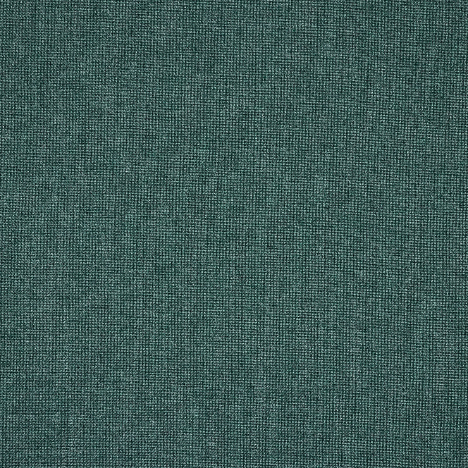 Muted forest green plain woven fabric swatch with fine texture