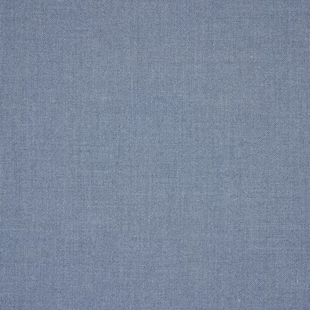 Soft glacier blue woven fabric swatch with a fine plain texture
