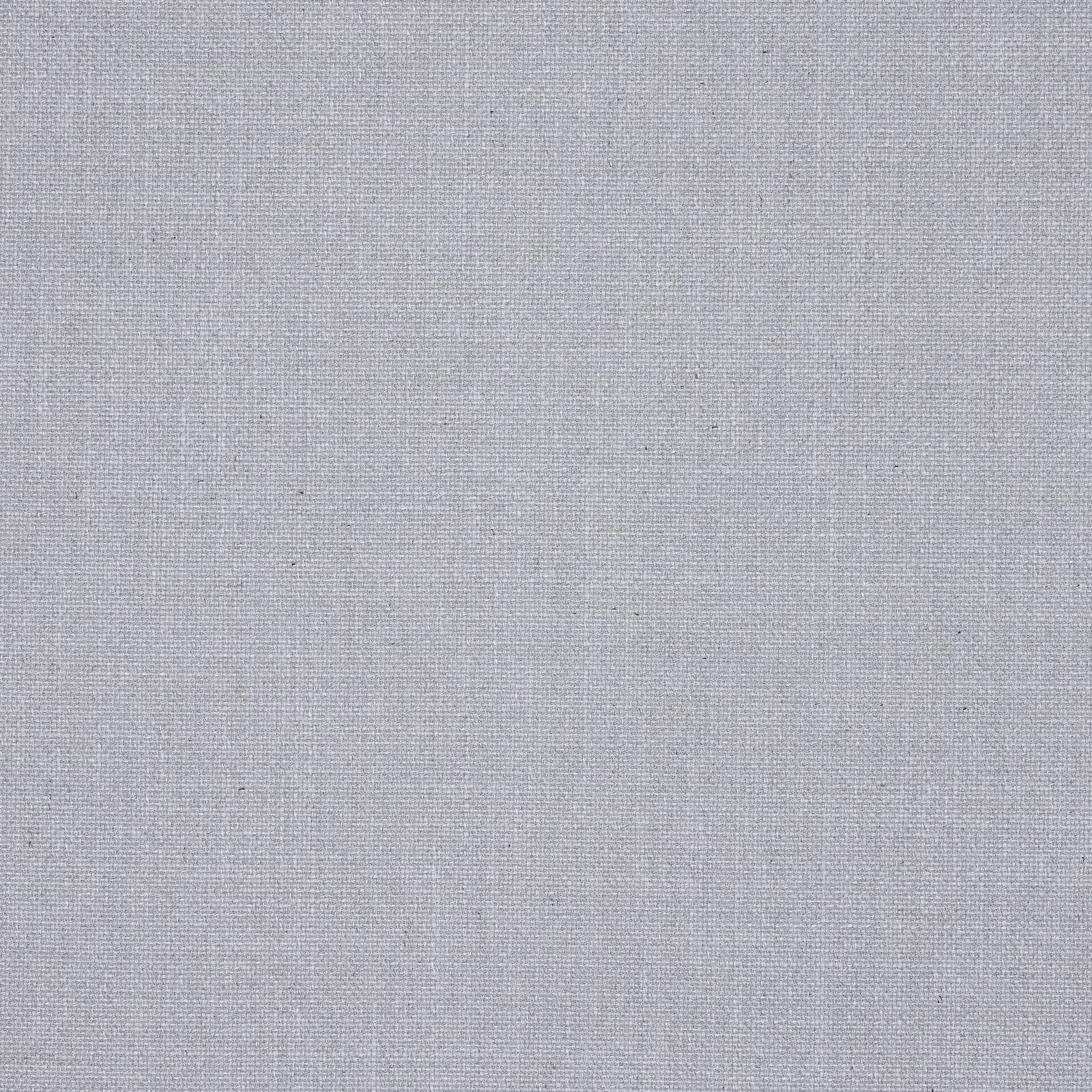 Pale misty grey plain-woven fabric swatch with a fine textured surface