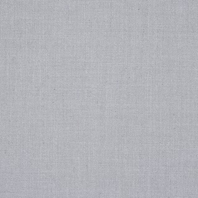 Pale misty grey plain-woven fabric swatch with a fine textured surface