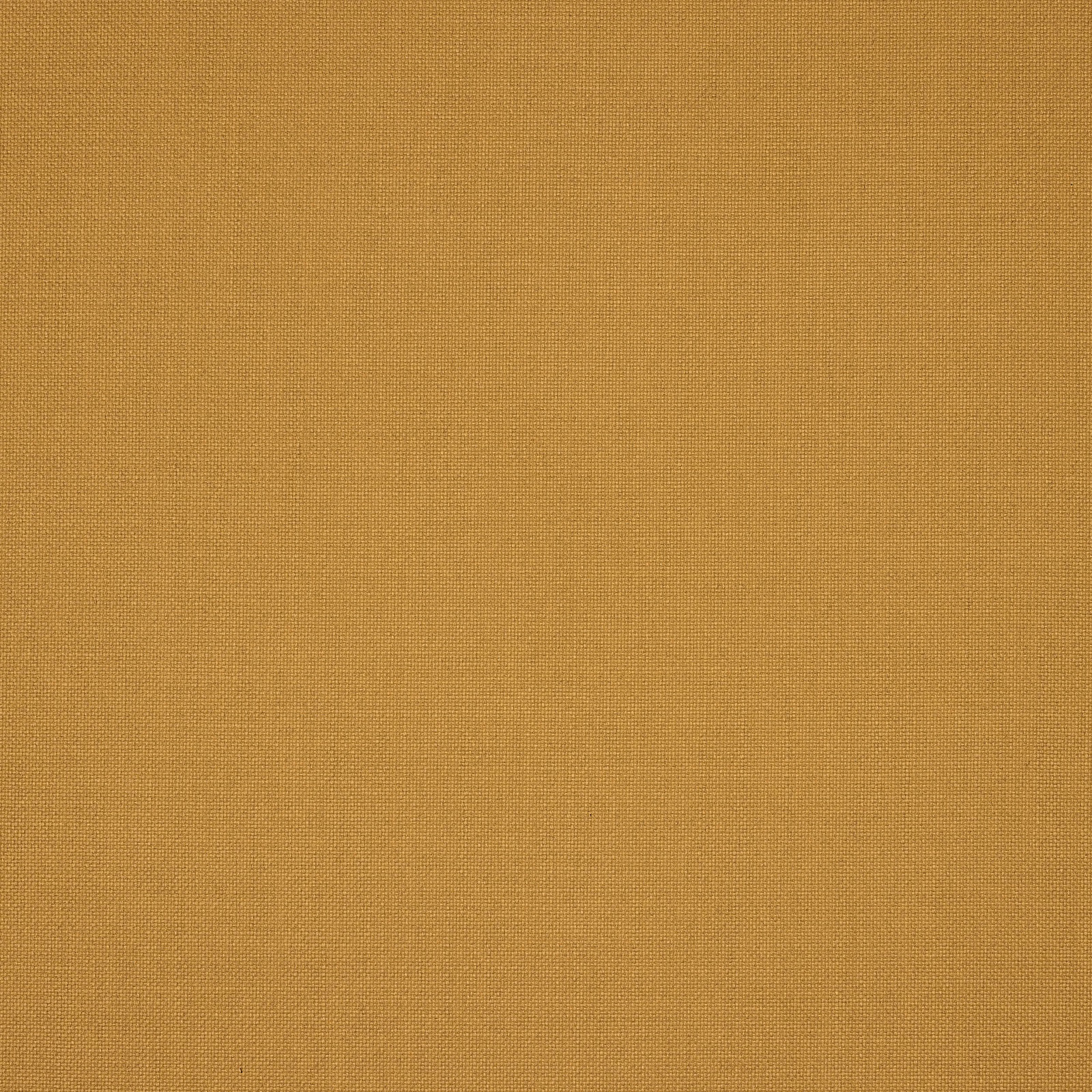 Close-up of plain woven ochre-gold fabric with a fine, even texture