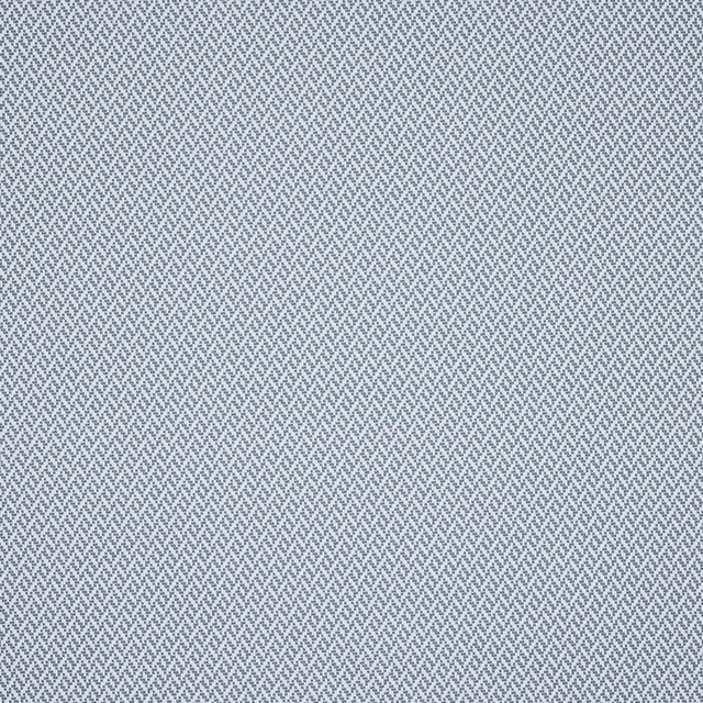 Soft blue-grey small geometric woven fabric swatch with a fine textured pattern