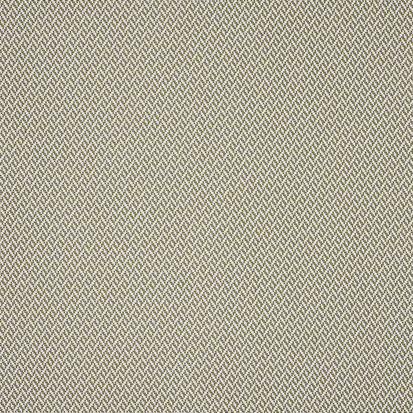 Close-up of a soft moss olive geometric weave with tiny beige diamond pattern