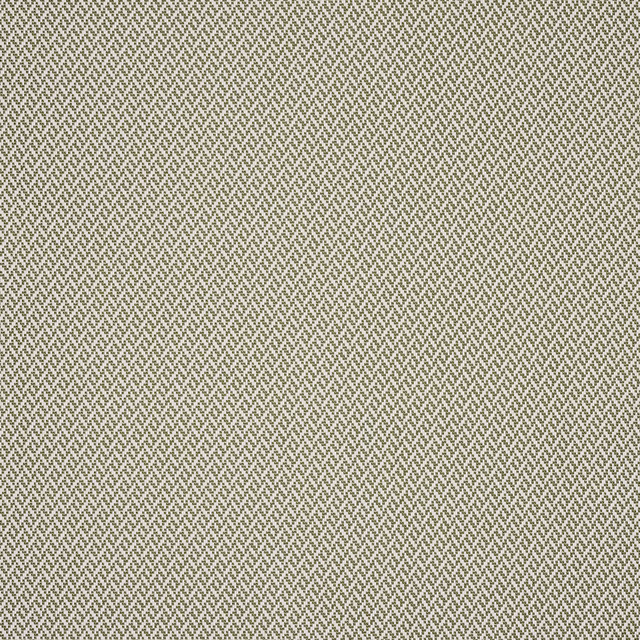 Close-up of a soft moss olive geometric weave with tiny beige diamond pattern