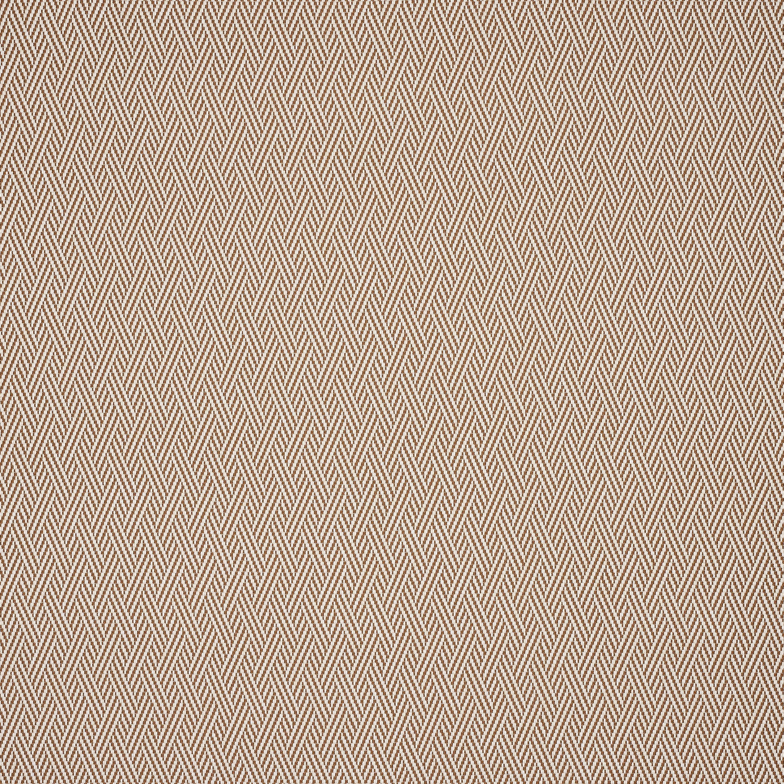 Warm camel-beige herringbone fabric with fine brown diagonal lines