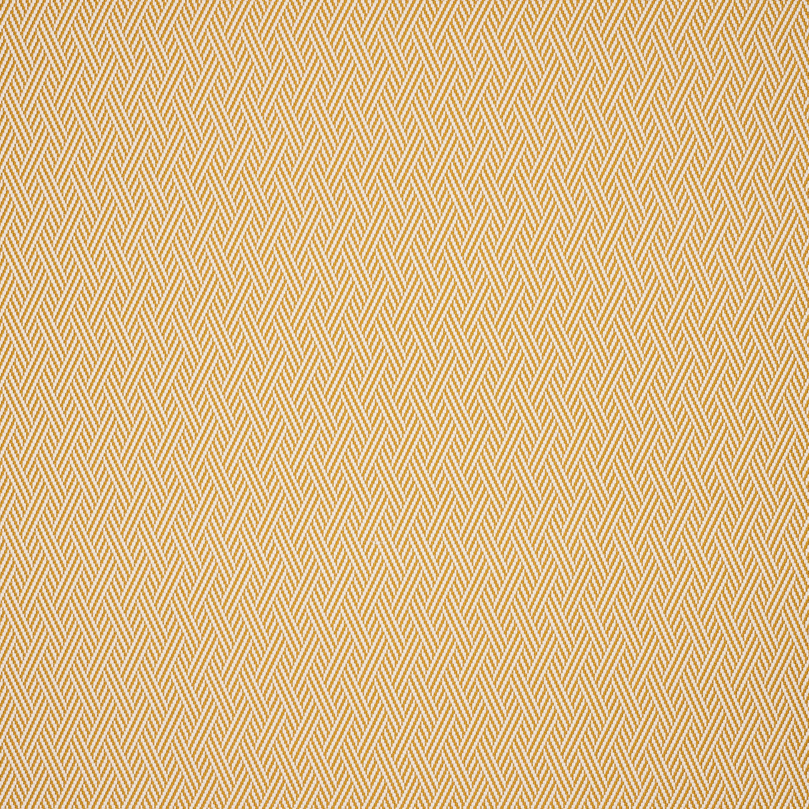 Warm saffron-gold chevron check fabric with fine cream woven lines