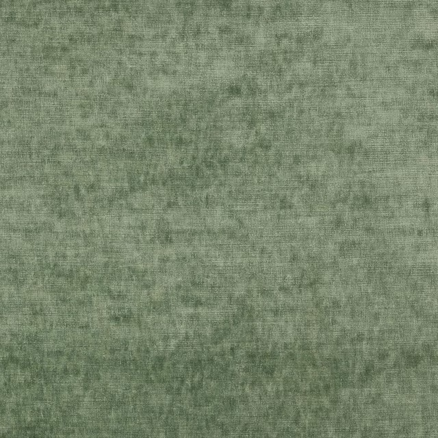 Soft celadon green velvet with a mottled, brushed pile texture