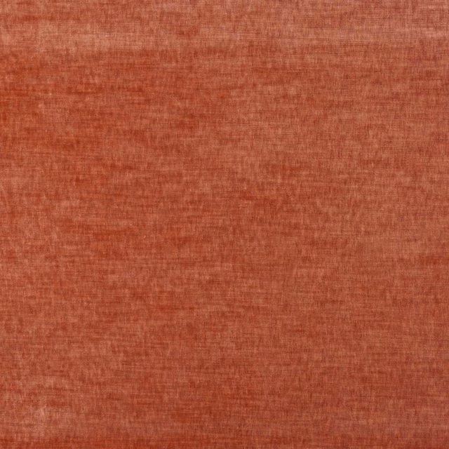 Warm rose terracotta velvet swatch with a softly brushed, plain texture