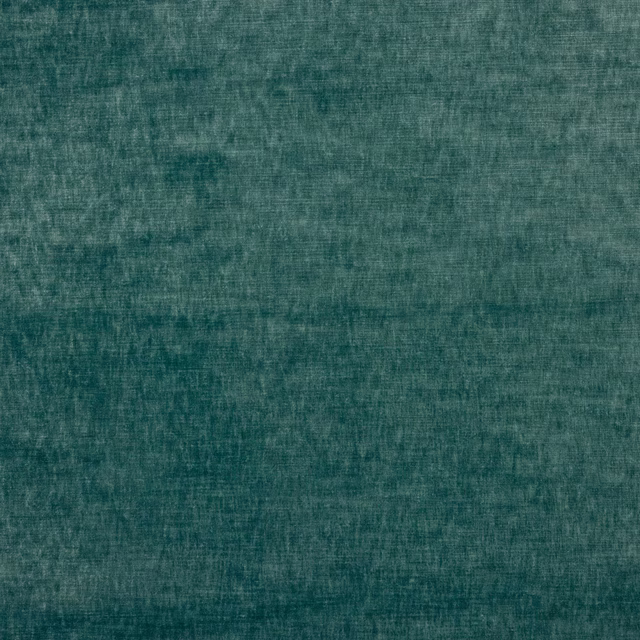 Teal-blue velvet fabric with a soft mottled sheen and subtle pile texture