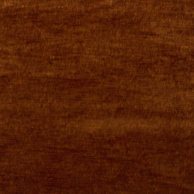 Deep sienna-brown velvet swatch with a soft mottled sheen