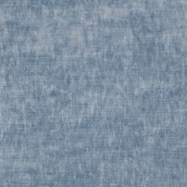 Slate-blue velvet swatch with a softly mottled, cool grey-blue finish