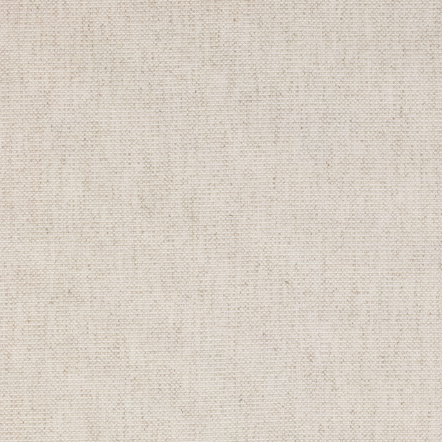 Warm cream plain woven fabric swatch with fine natural texture