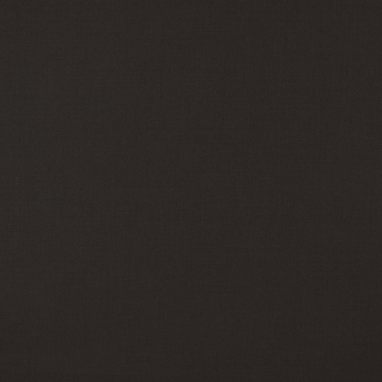 Close-up of deep charcoal wool twill fabric with fine diagonal texture