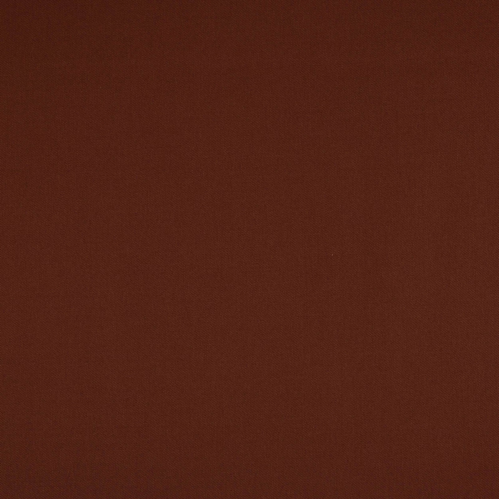 Close-up of plain warm chestnut brown wool upholstery fabric