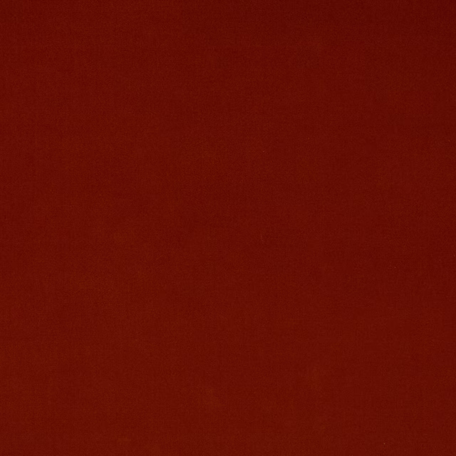 Deep burnt orange velvet swatch with a soft directional sheen