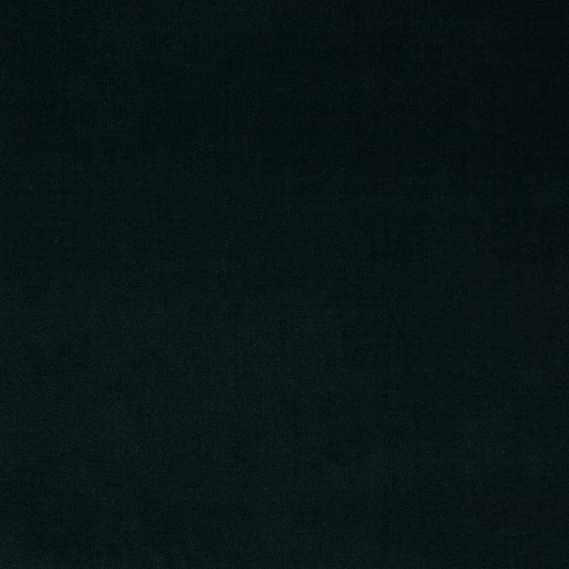 Deep dark green plain velvet swatch with a soft, dense pile