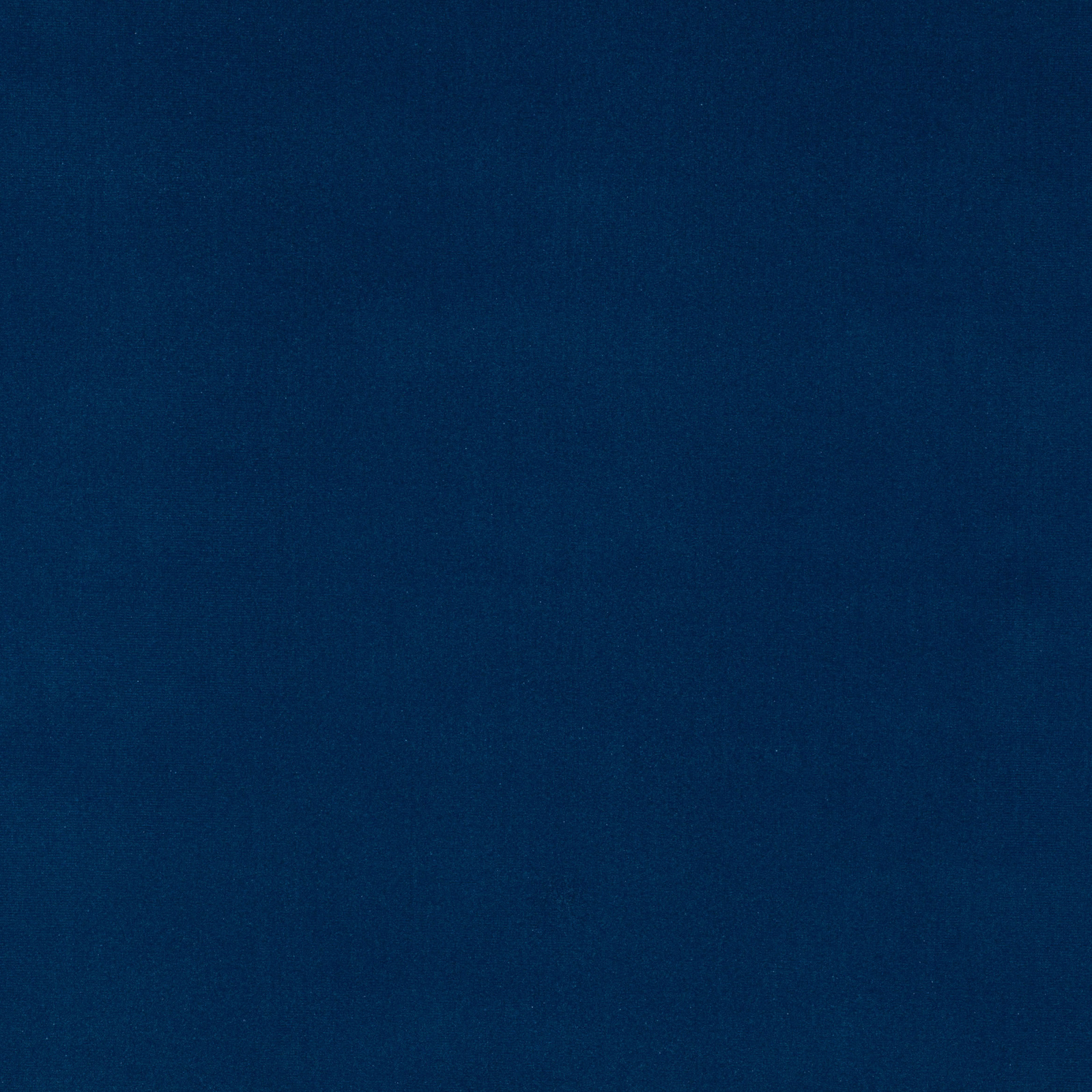 Deep solid Delft blue velvet swatch with a soft, even pile