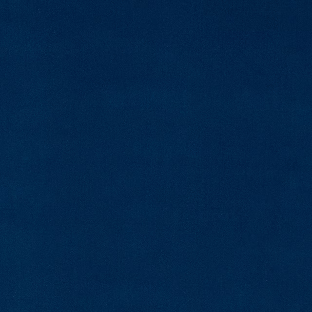 Deep solid Delft blue velvet swatch with a soft, even pile