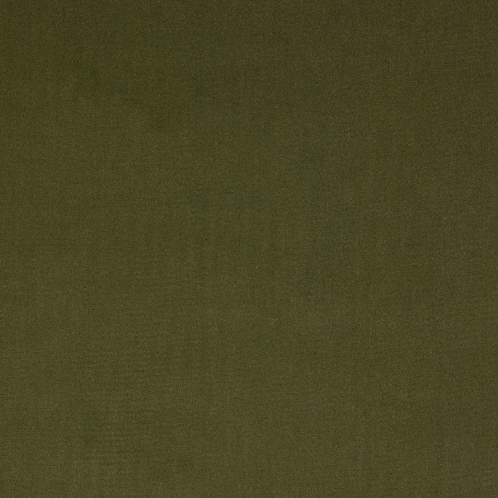Solid muted olive green velvet swatch with a soft, shaded pile