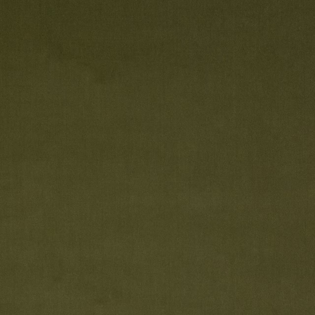 Solid muted olive green velvet swatch with a soft, shaded pile
