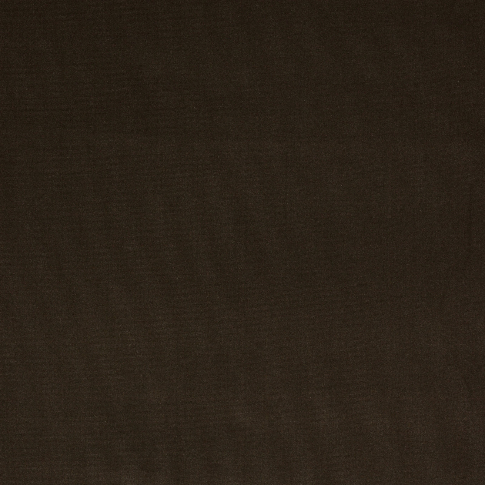 Deep sable brown plain velvet swatch with a soft matte pile