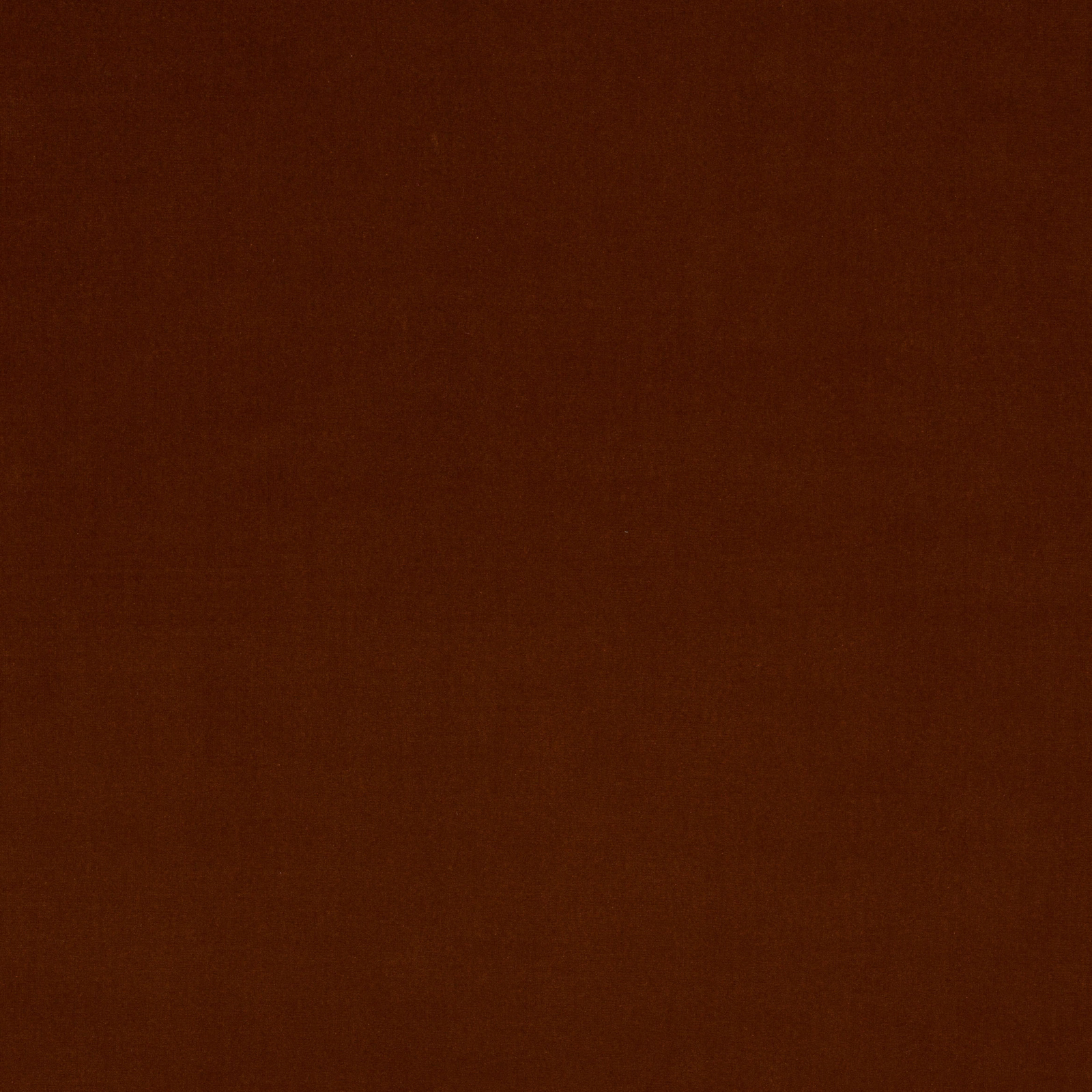 Deep sienna brown velvet swatch with a soft, matte pile