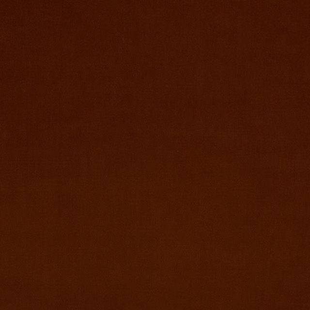 Deep sienna brown velvet swatch with a soft, matte pile