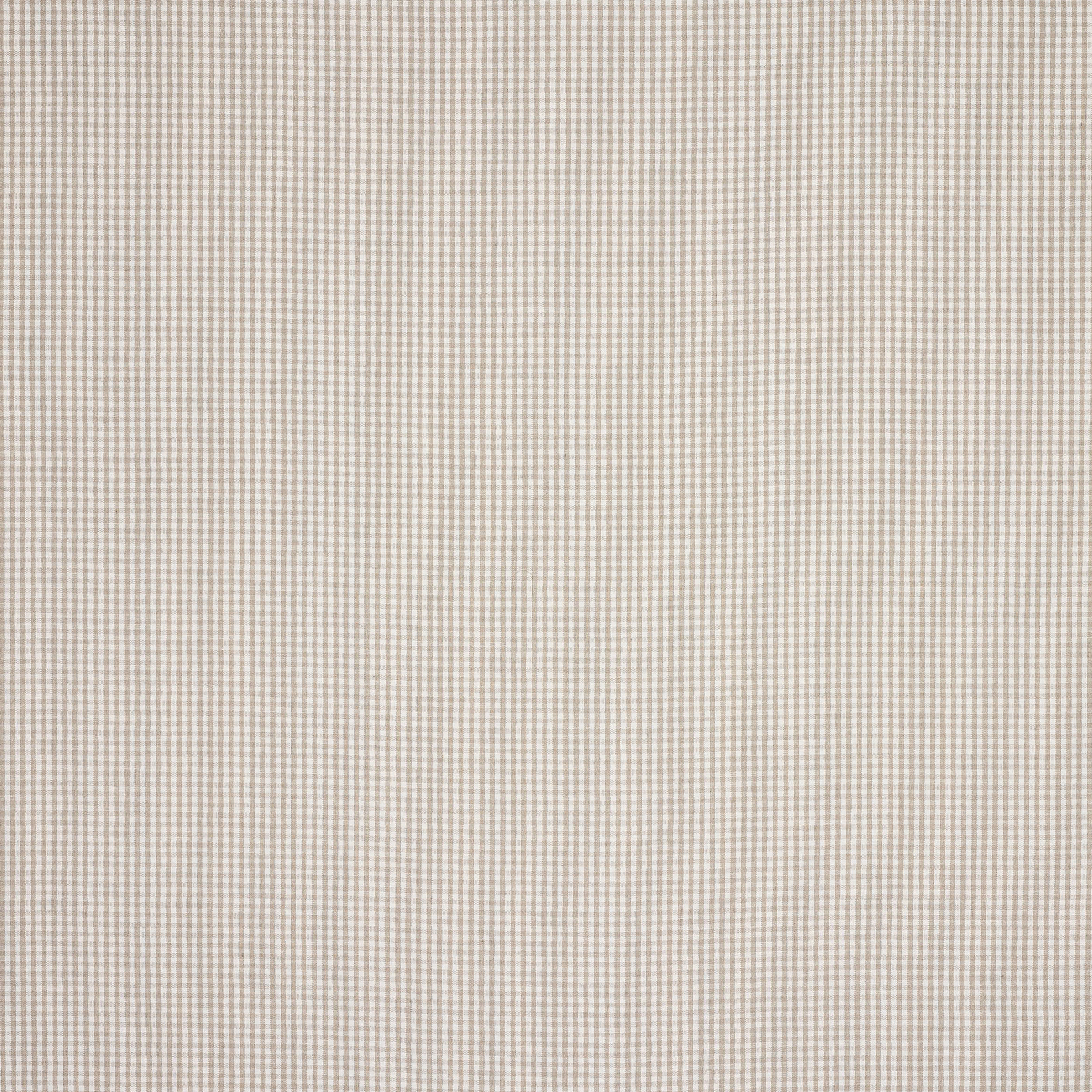 Pale cream linen fabric with tiny checked weave pattern