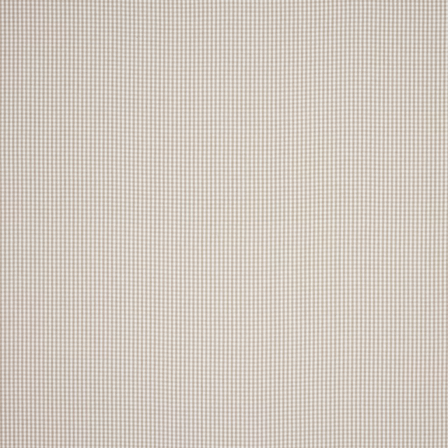Pale cream linen fabric with tiny checked weave pattern